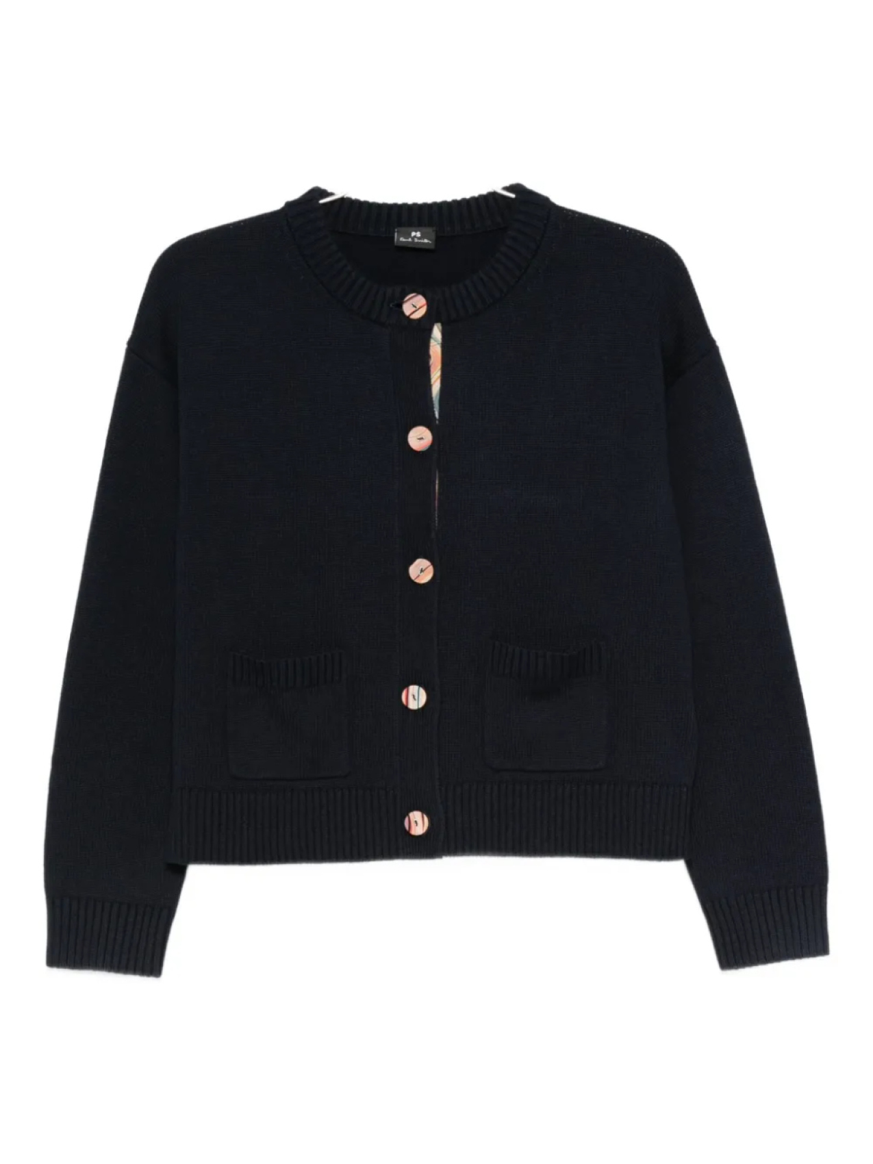 

Кардиган с контрастной отделкой от PS Paul Smith, синий