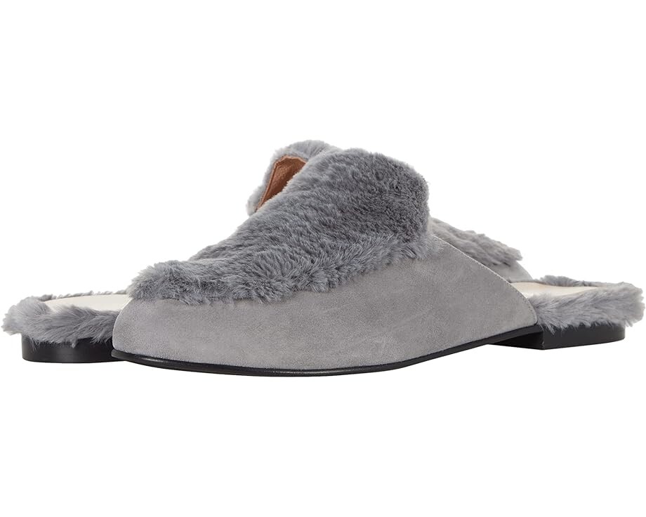 

Лоферы French Sole Comb, цвет Light Grey Suede/Faux Fur