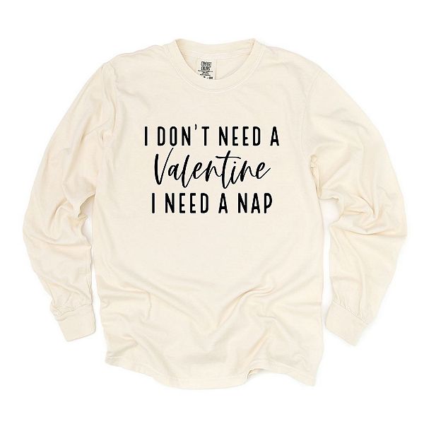 

Футболка с длинным рукавом Valentine garment dyed Simply Sage Market, Ivory