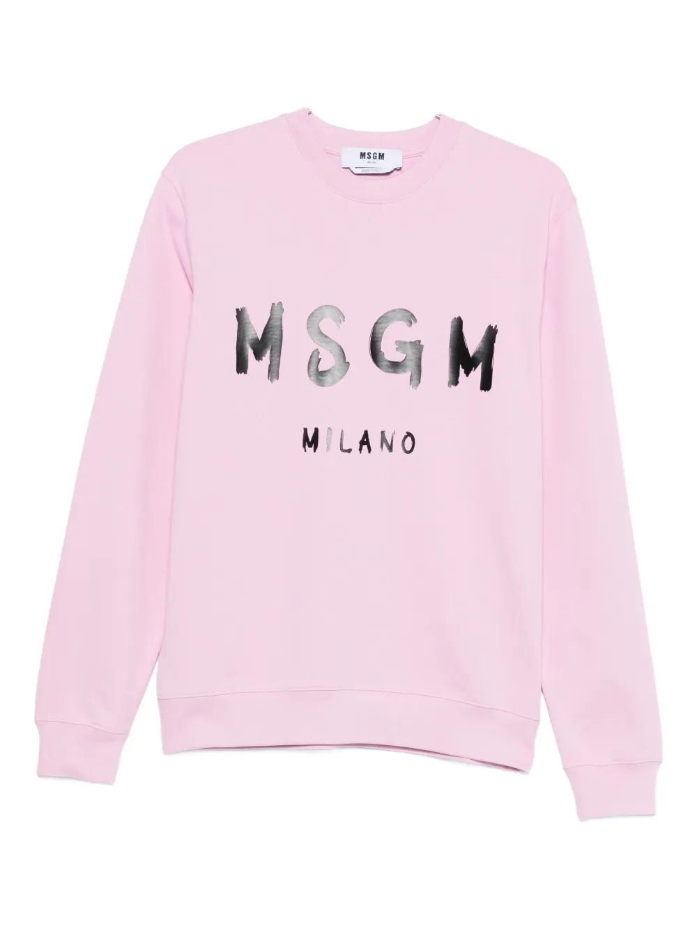 

Свитшот с круглым вырезом MSGM, розовый