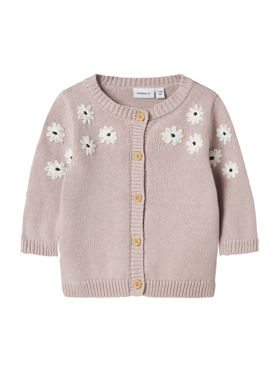 

Вязаный кардиган NAME IT NBFLAISY, цвет Aubergine/Mauve