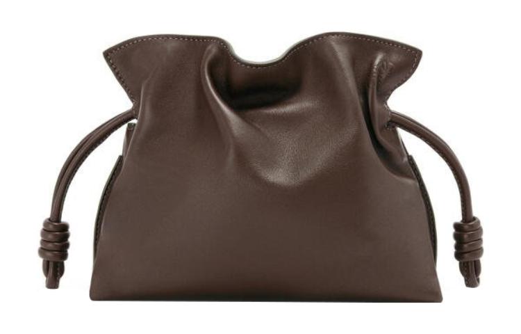 

Клатч Flamenco из телячьей кожи наппа шоколадного цвета LOEWE, Set (Bag+Dust Bag)