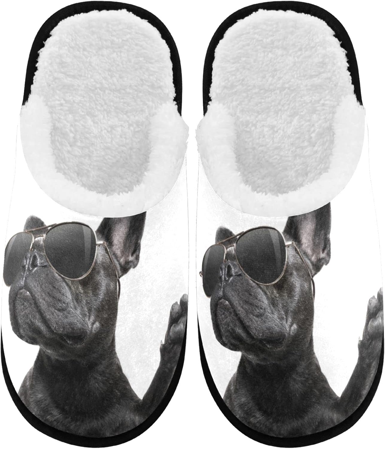 

Современные милые забавные домашние тапочки Visesunny для женщин и мужчин - унисекс, для дома и улицы, белый/зеленый