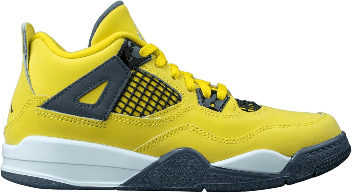 

Кроссовки Nike Air Jordan 4 Retro для мальчиков, синий/желтый