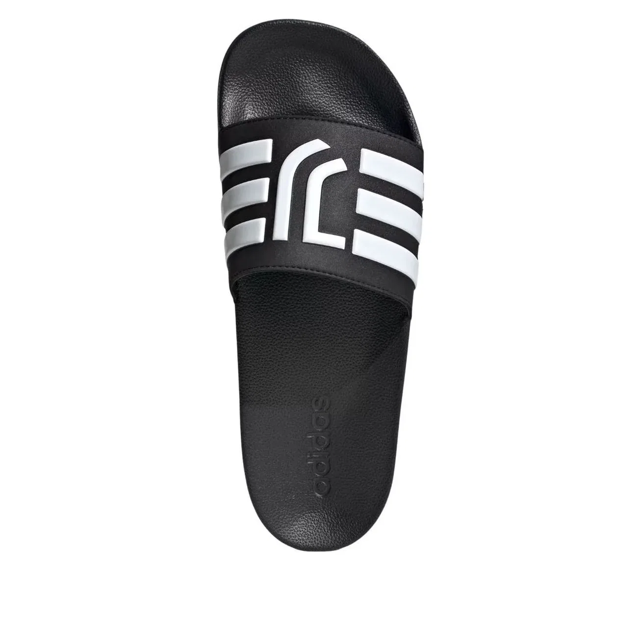 Шлепанцы Adidas Adilette Shower Juventus Slides 'Black White' JS4862, черный — фото 2