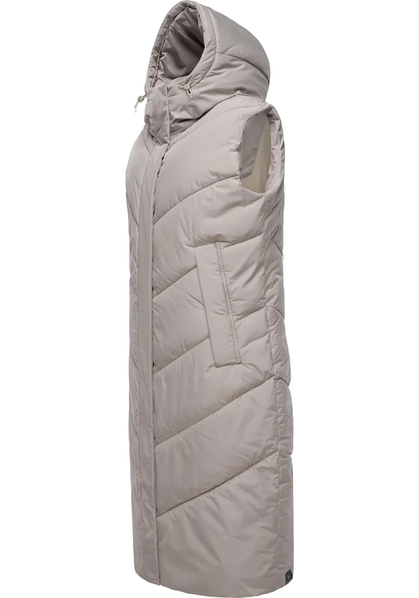 

Стеганый жилет Ragwear "Suminka Vest", стильный длинный женский зимний жилет, слоновая кость, Бежевый, Стеганый жилет Ragwear "Suminka Vest", стильный длинный женский зимний жилет, слоновая кость