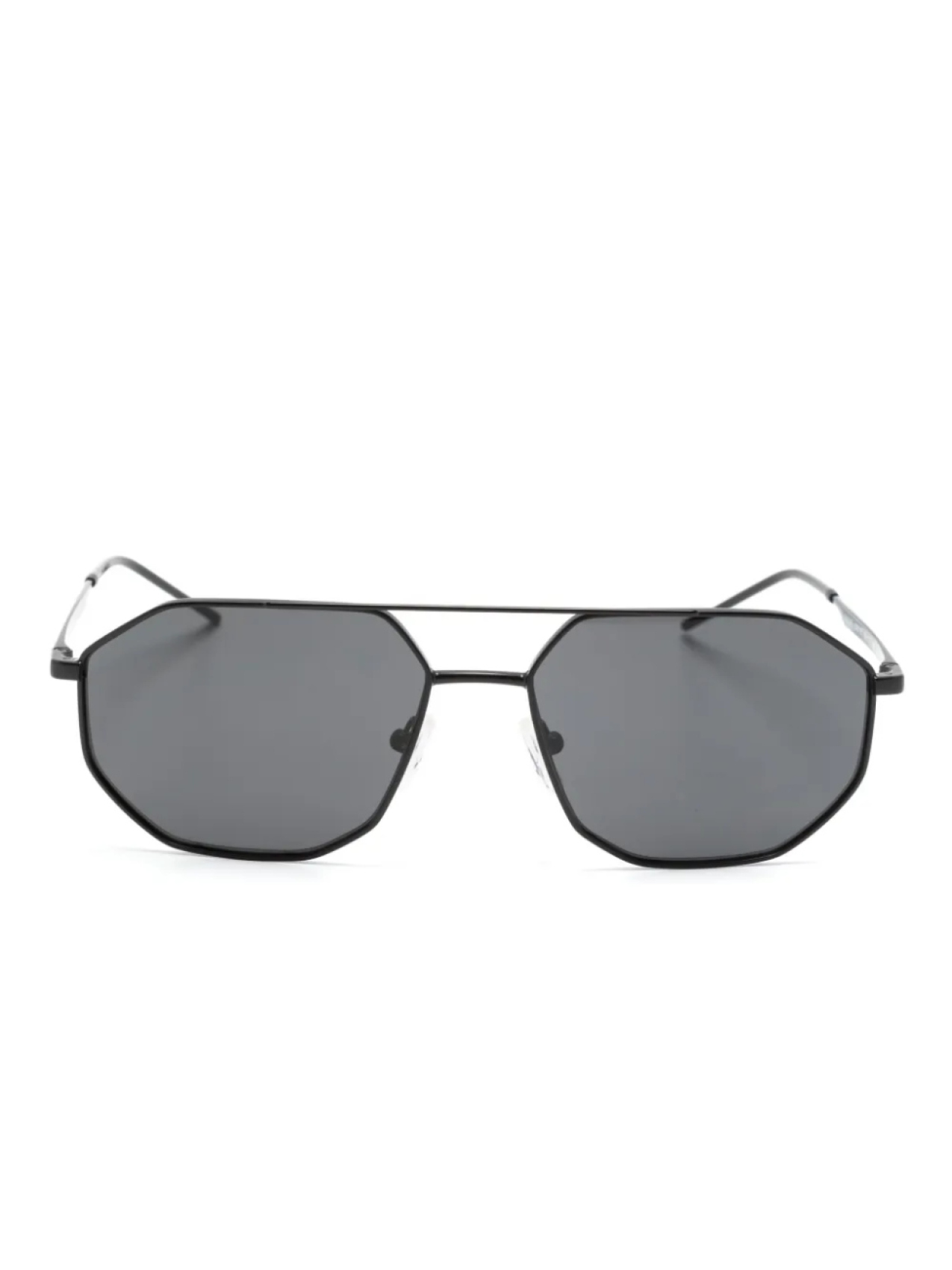 

Emporio Armani солнцезащитные очки в геометричной оправе, черный