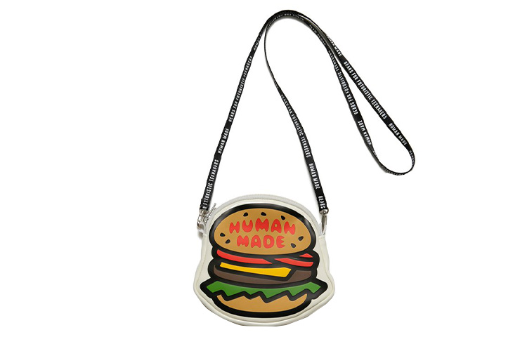 

Сумка кроссбоди PU Hamburger, повседневная сумка через плечо для женщин белая и мультиколор HUMAN MADE