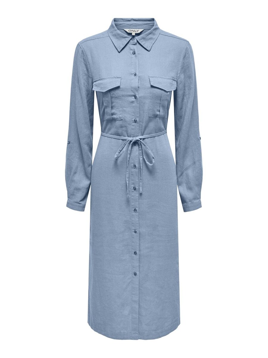 

Платье рубашка ONLY Shirt Dress Caro, пыльно-голубой