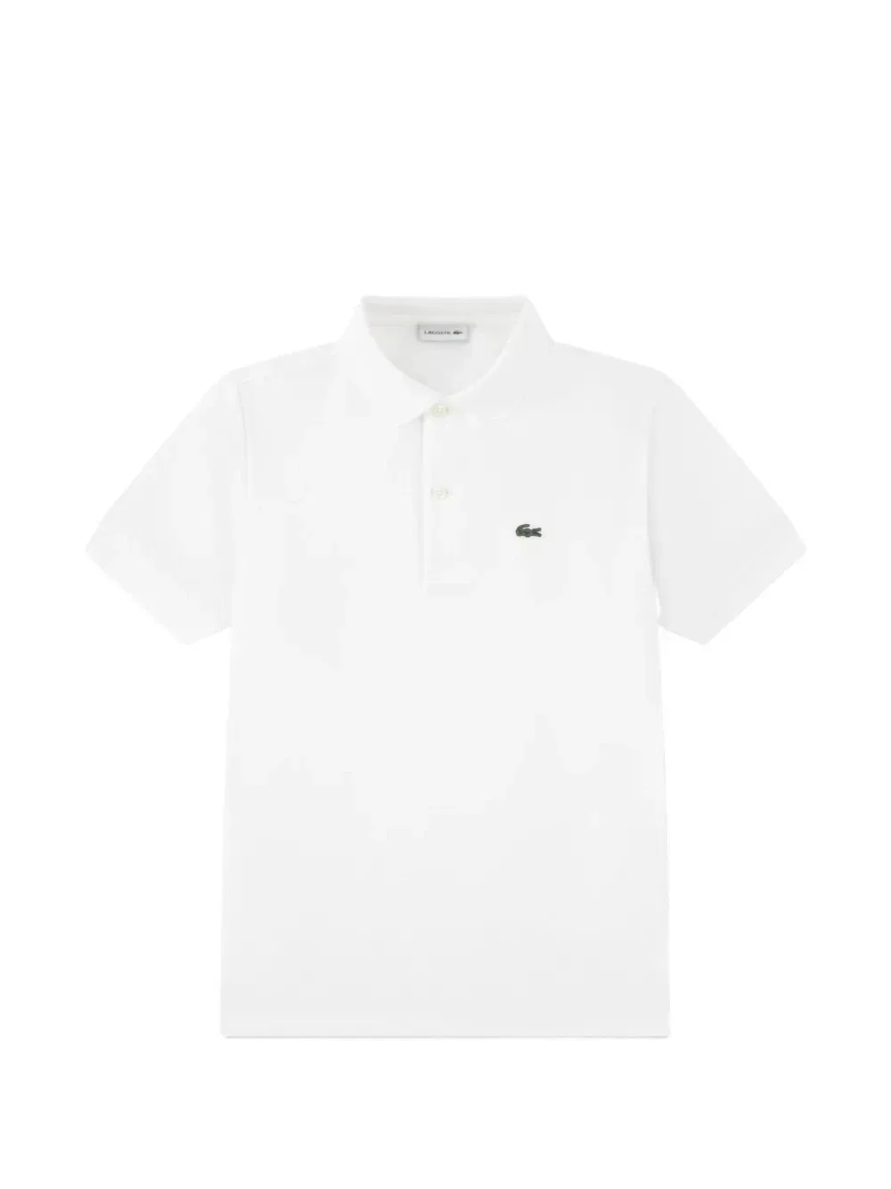 Рубашка поло с логотипом Lacoste Kids, белый