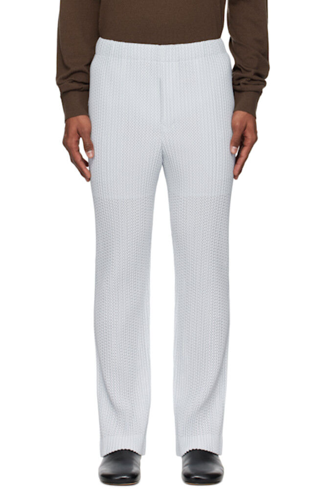 

Серые наружные сетчатые брюки HOMME PLISSÉ ISSEY MIYAKE