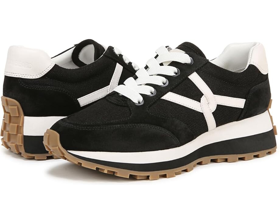 Кроссовки Veronica Beard Valentina Oxfords, черный/белый