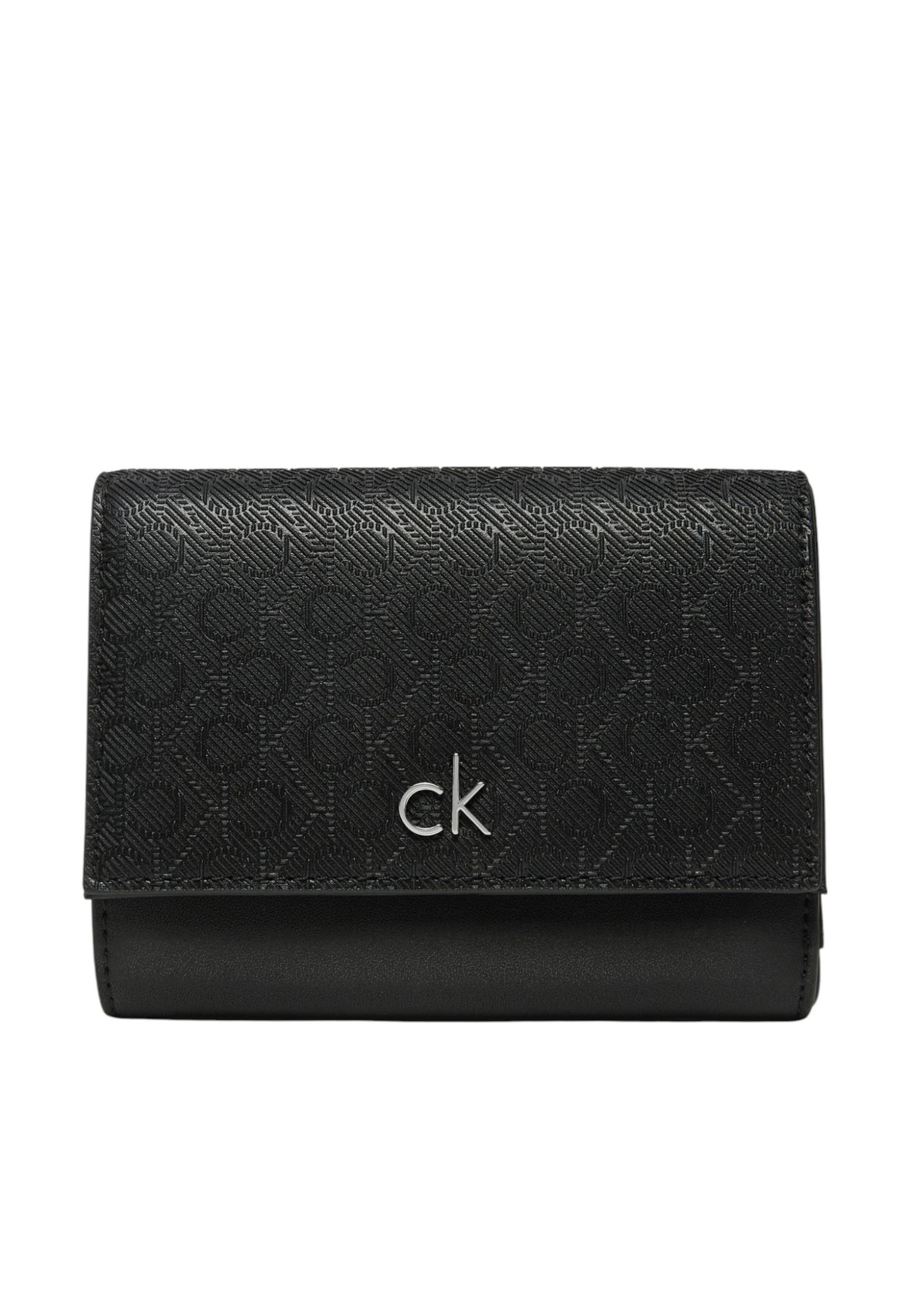 

Кошелек женский Calvin Klein с фирменным принтом, черный