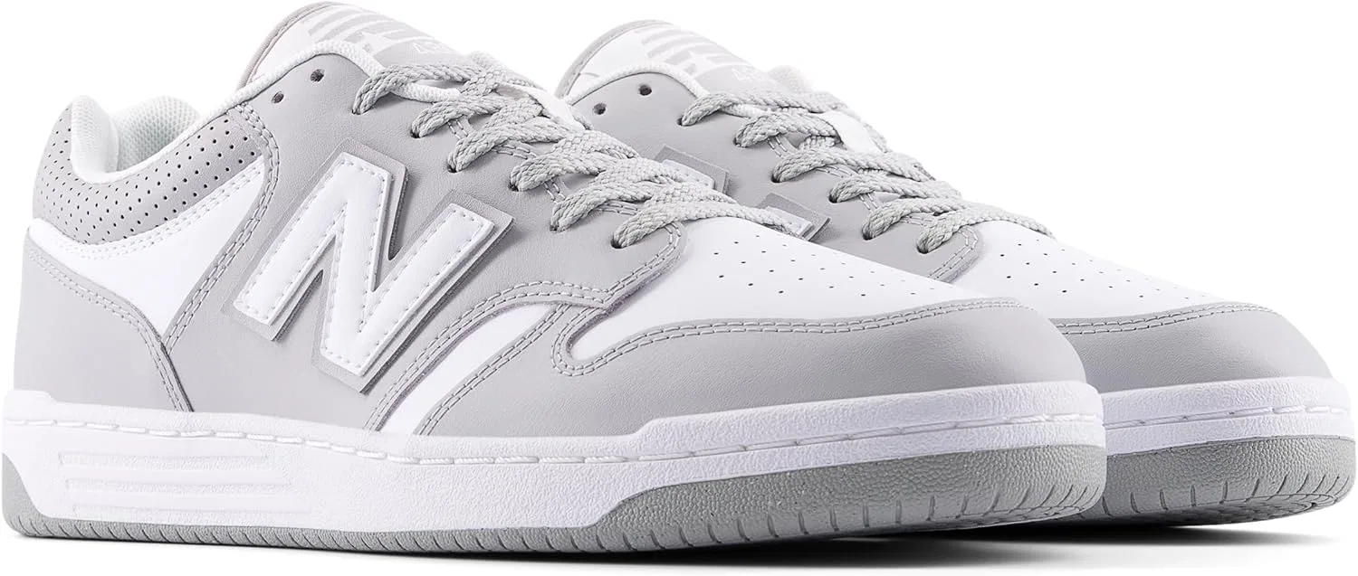 Кроссовки New Balance 480 V1, серый/белый — фото 3