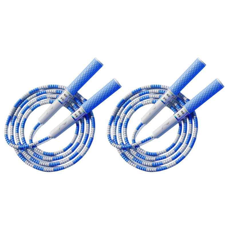 

Скакалка PVC веревка PP ручка Kids 2,8 м LINING, [2 Pack-Blue+Blue]Keep One At School And One At Home.