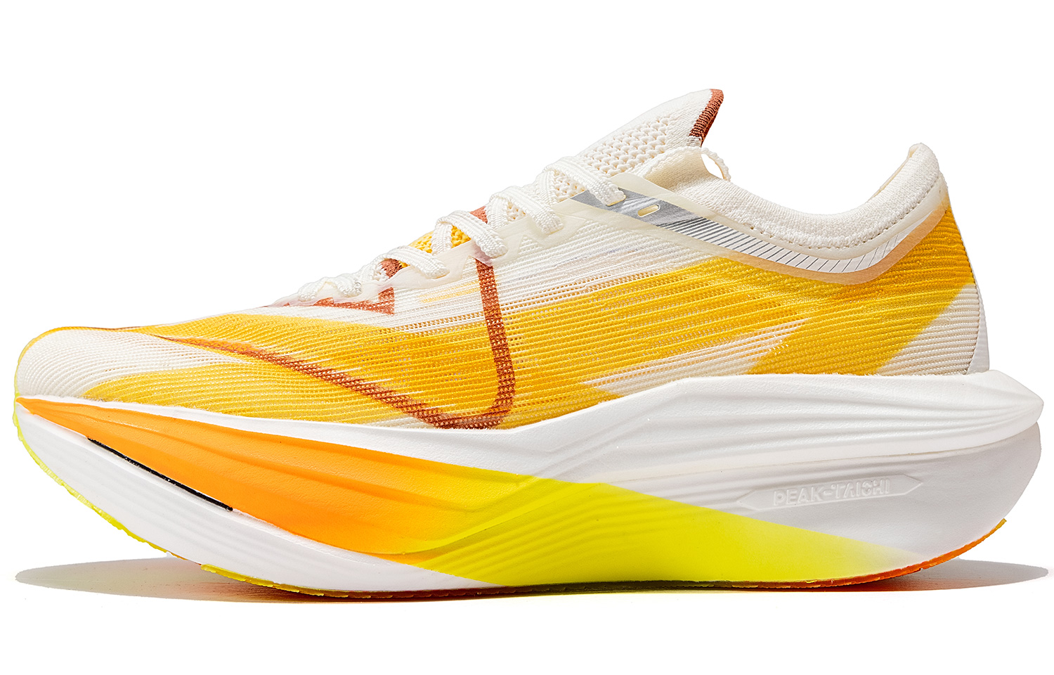 

PEAK Кроссовки мужские низкие суперлегкие белые желтые