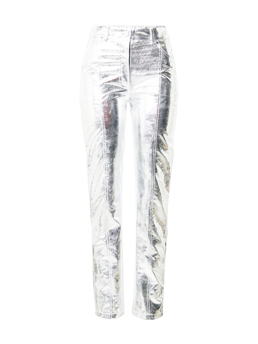 

Тканевые брюки River Island Regular Pants, серебряный