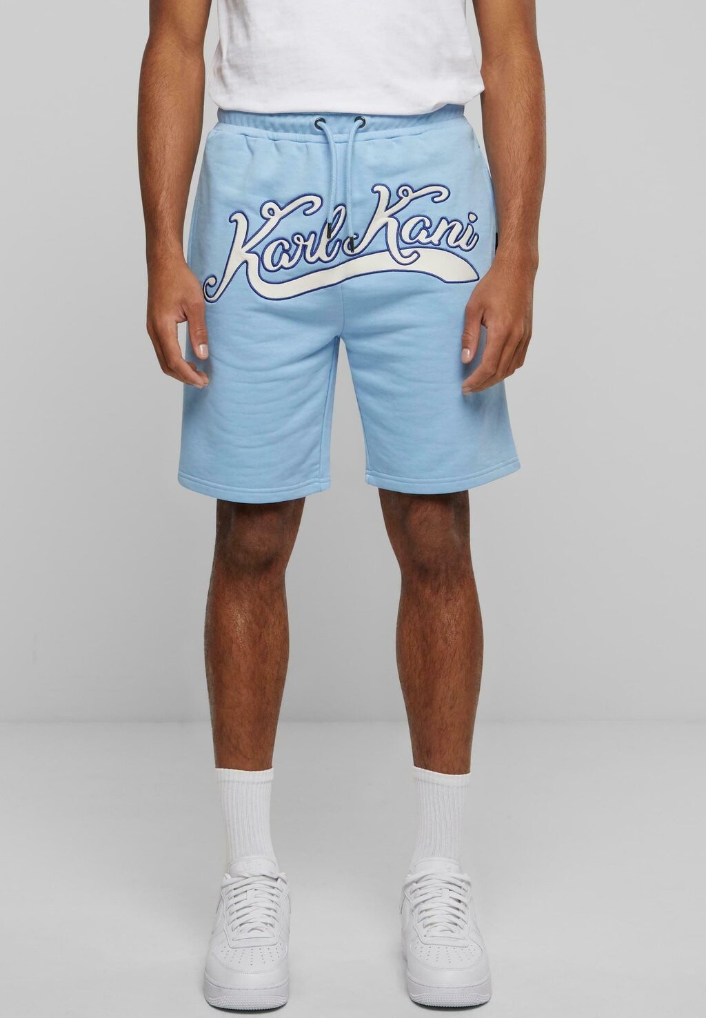 

Спортивные брюки SMALL SIGNATURE DINER Karl Kani, цвет light blue