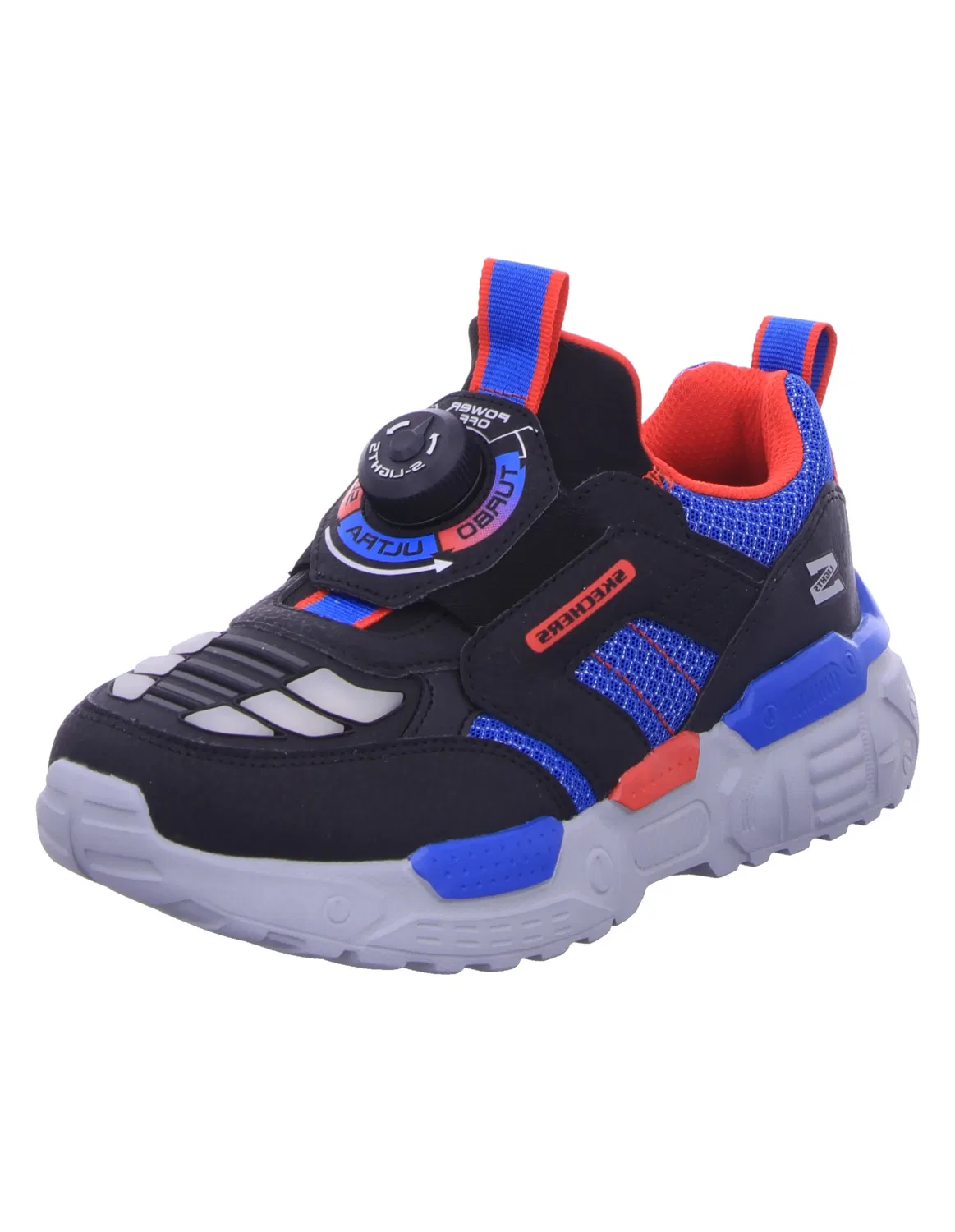 Полуботинки детские TURBO-FUSE, Skechers, black/red/blue