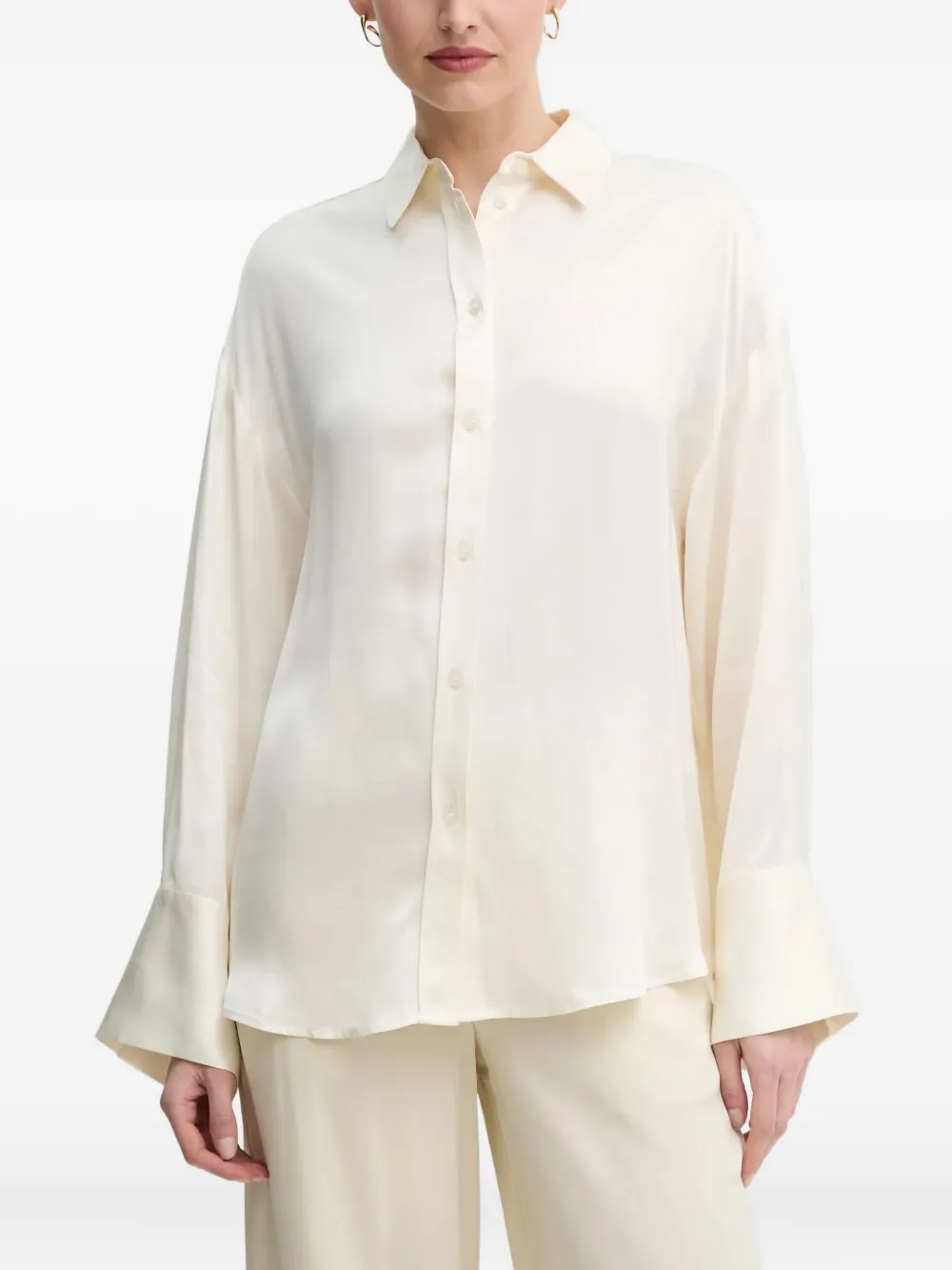 

Рубашка с рукавами-колокол и на пуговицах Day Birger Et Mikkelsen, белый