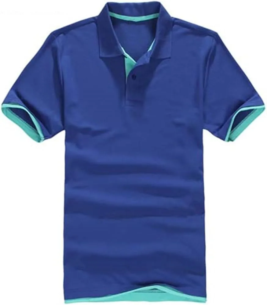 

Мужская поло Fjnbbiot из хлопка с коротким рукавом