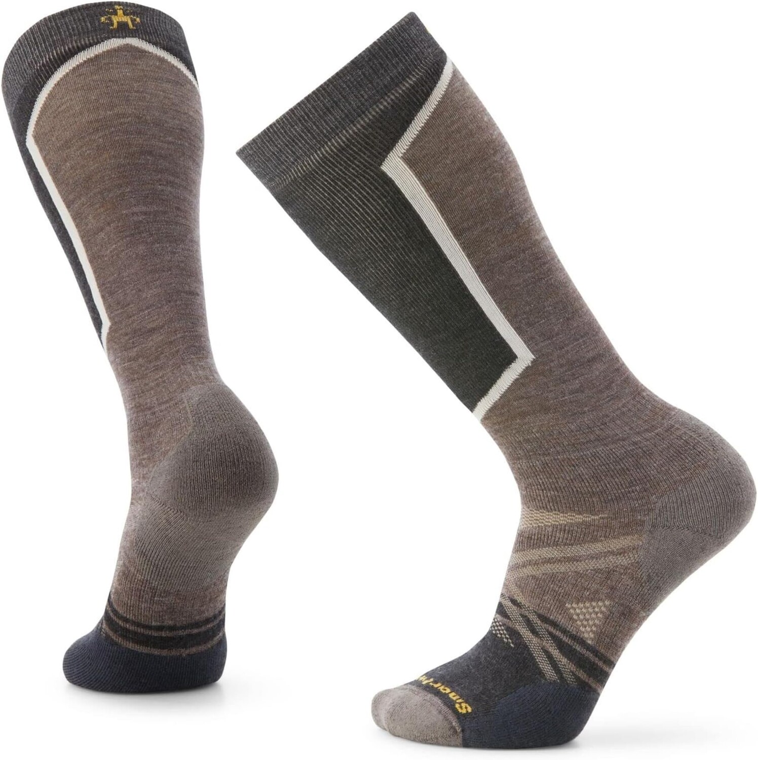 

Лыжные носки выше икры с полной амортизацией Smartwool, серо-коричневый