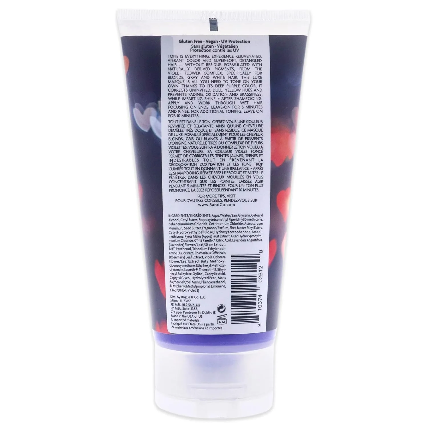 Маска для лица R+Co — Тонирующая для волос SUNSET BLVD Blonde Toning Masque ( .), gray, 148 мл — фото 2