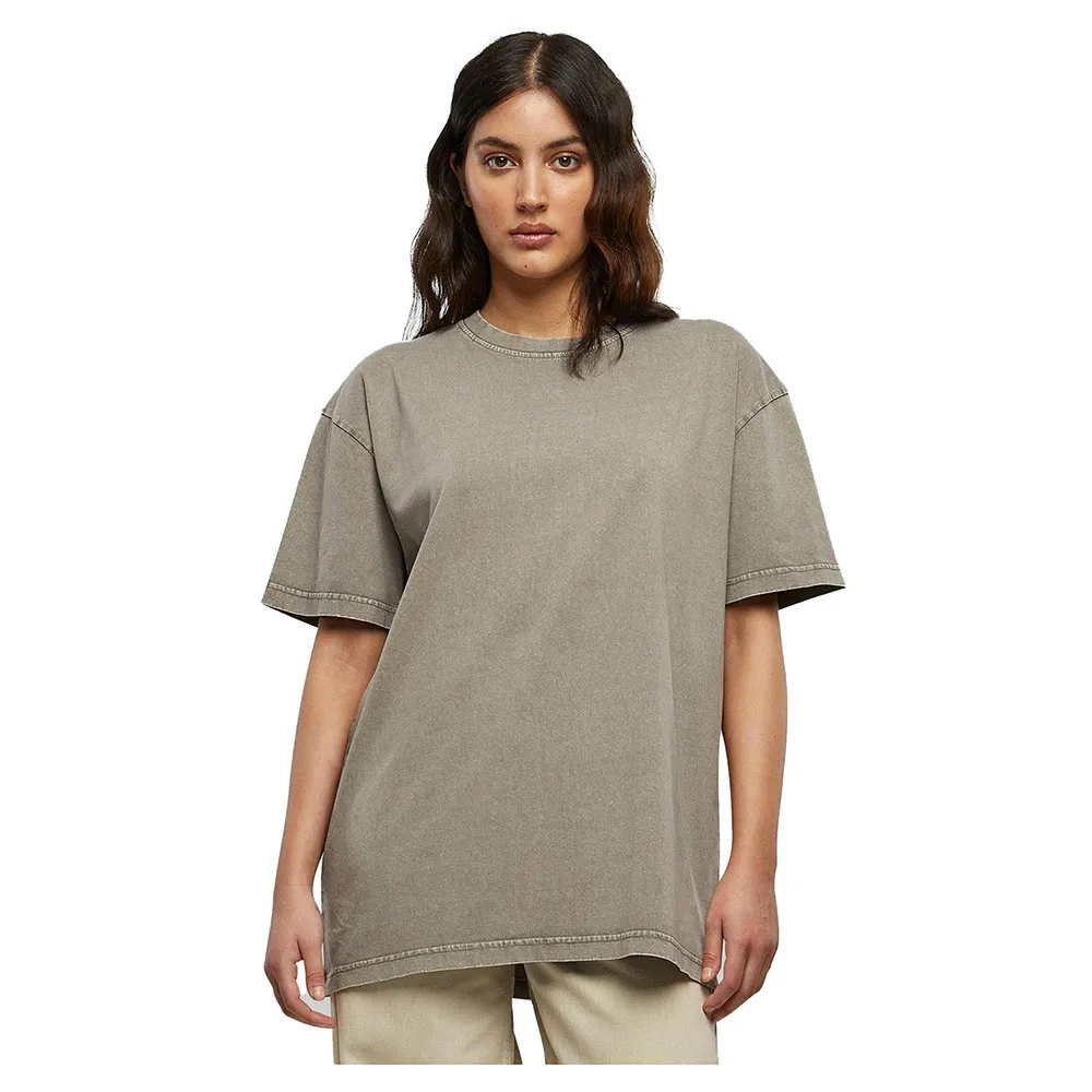 

Футболка с коротким рукавом Build Your Brand Oversized Acid Wash, серый