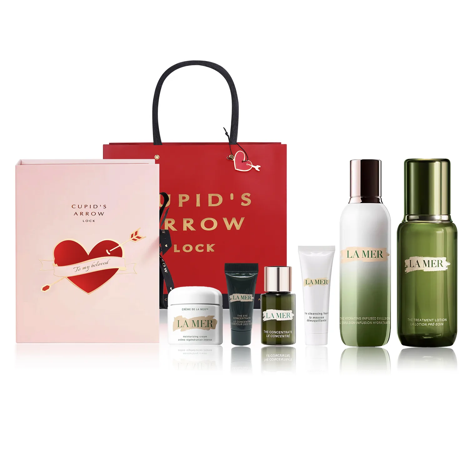 LA MER Набор для ухода за кожей унисекс, Repairing Essence 150ml Three-Piece Set Gift Box Set — фото 4