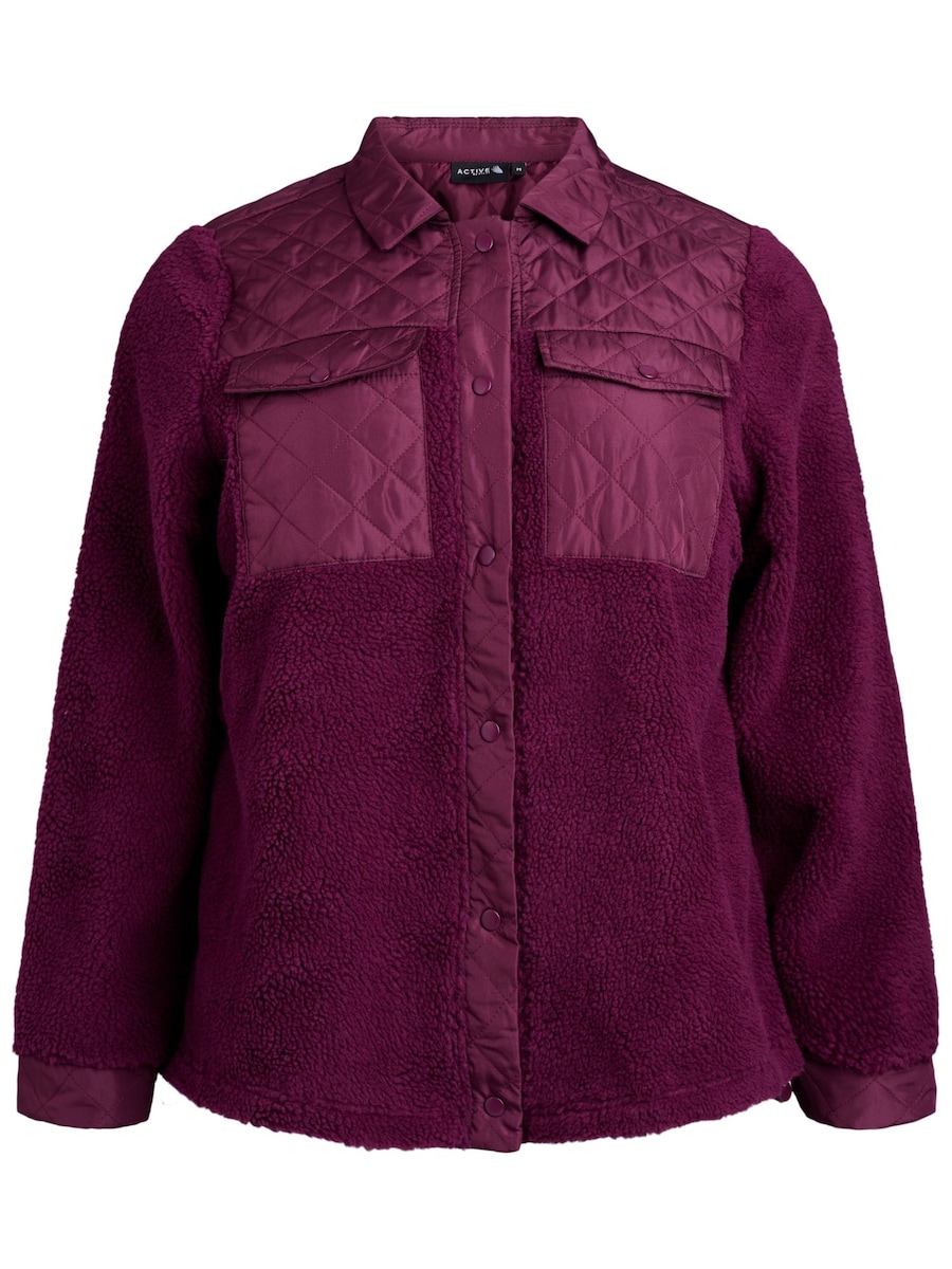 

Спортивная флисовая куртка Active by Zizzi AOPHELIA, Wine Red