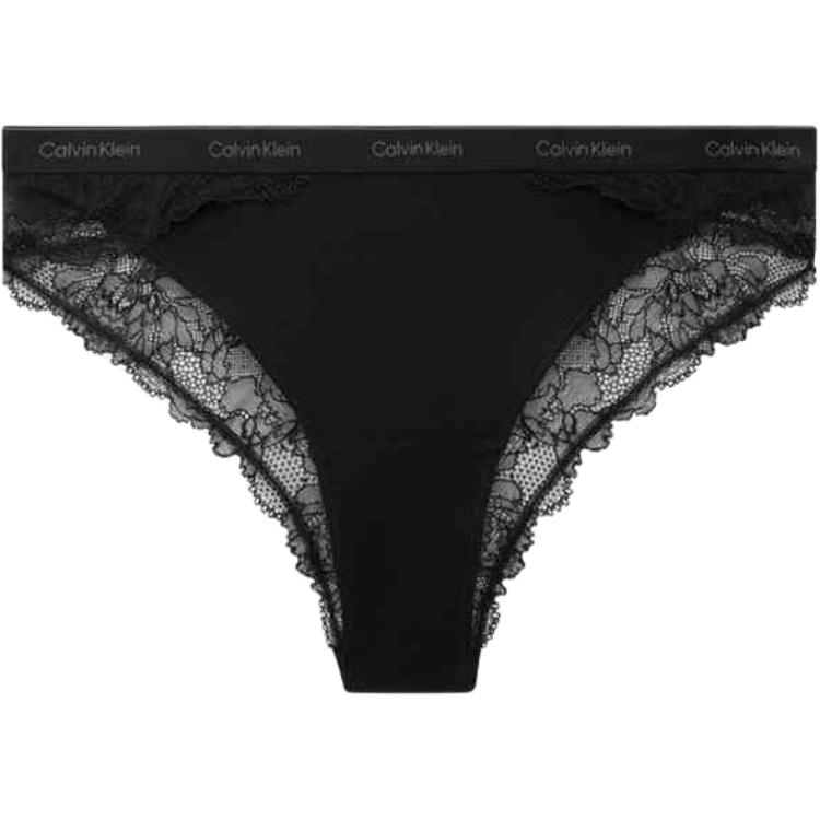 

Calvin Klein Современный гравитационный бандо-стринги для женщин, 1 шт, Space Black