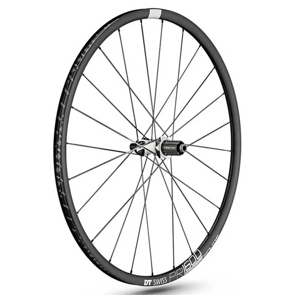 

Дорожное заднее колесо DT Swiss PR 1600 Spline 23 CL Disc Tubeless, черный