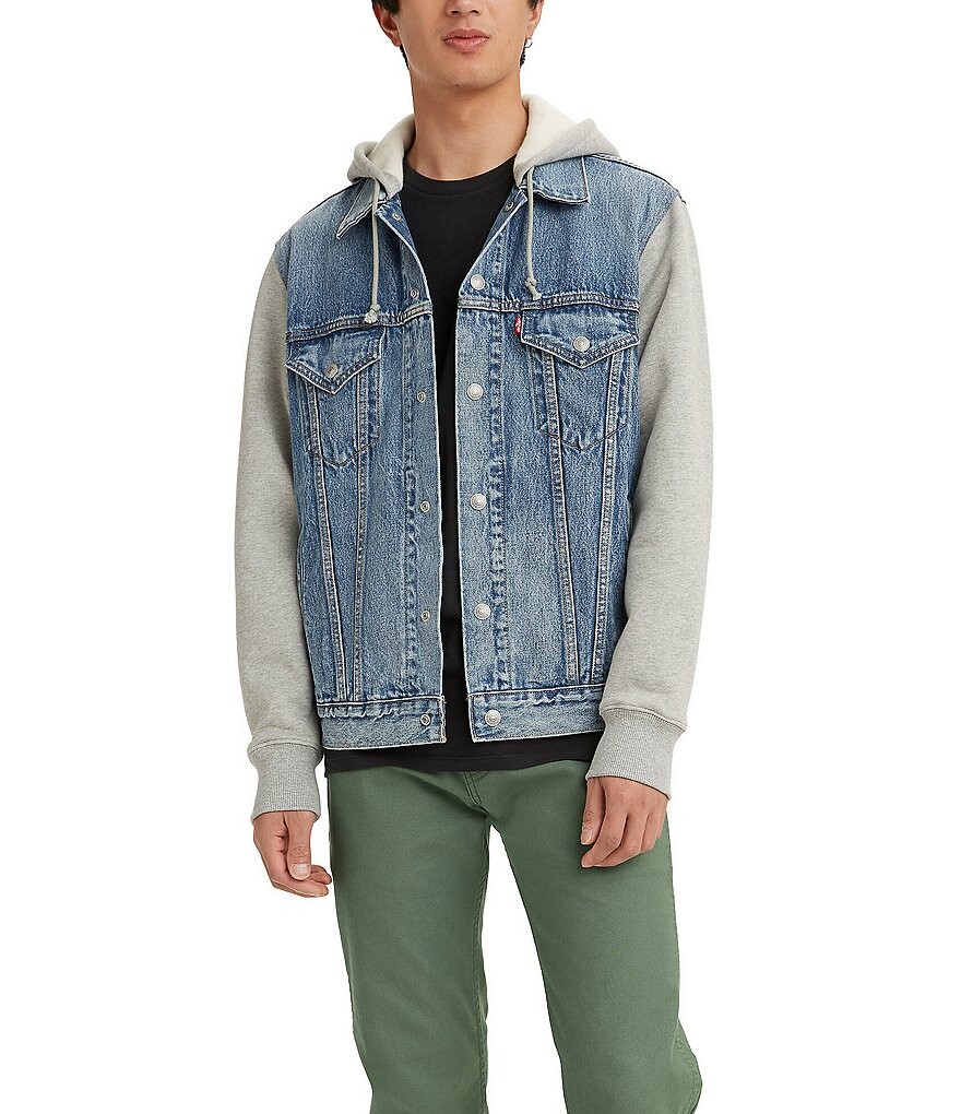 

Джинсовая куртка Levi's Hybrid Hoodie V, синий