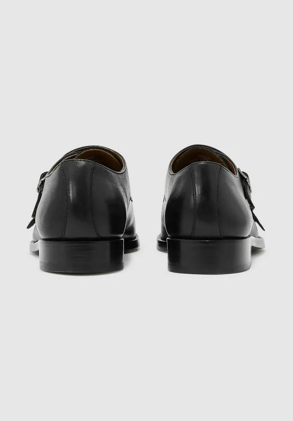 Классическая посадка, амальфи, двойная пряжка, стильные слипоны Reiss, Black — фото 3