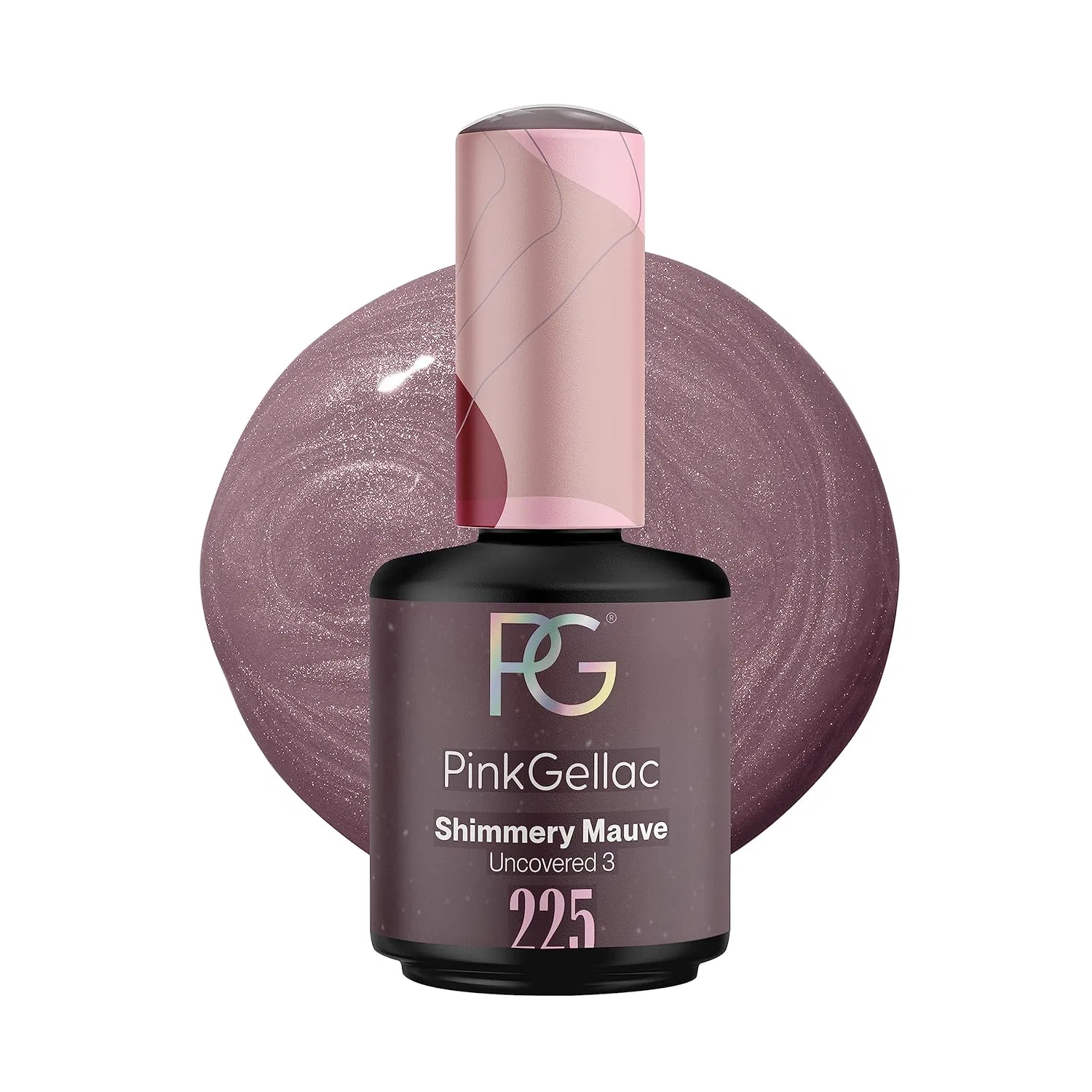 Гель-лак для ногтей «225 Shimmery Mauve» 15 мл от Pink Gellac Pink Gellac