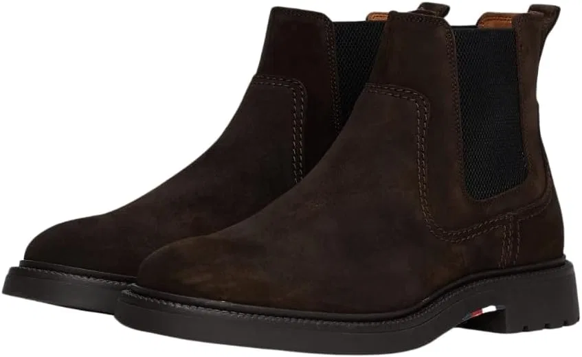 Мужские низкие ботинки Tommy Hilfiger: комфортные и элегантные, Brown Dark Coffee — фото 3