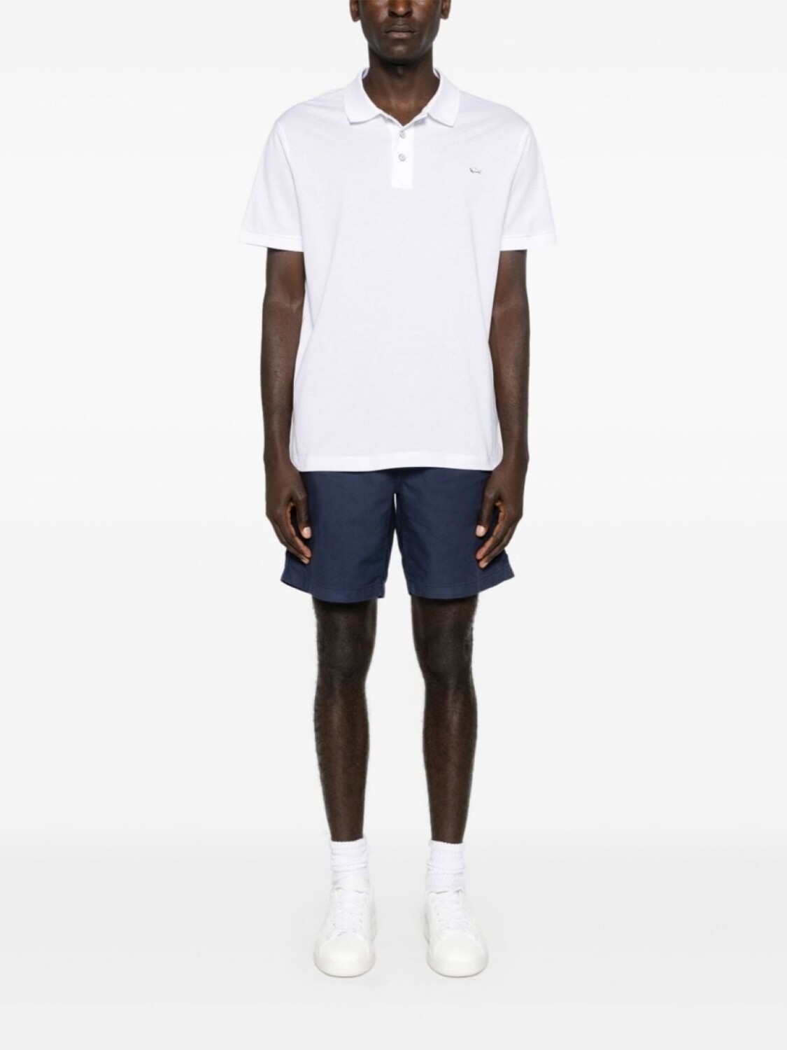 

Хлопковые шорты-бермуды на кулиске Polo Ralph Lauren, синие