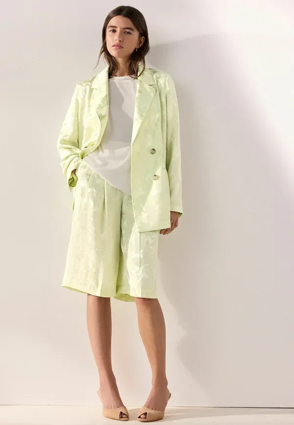 Шорты Regular fit Tabitha Simmons x Jacquard Bermuda, зеленый — фото 2