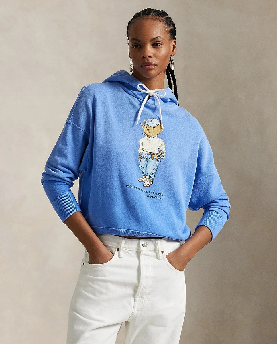

Женская толстовка с капюшоном и медведем Polo Polo Ralph Lauren, синий