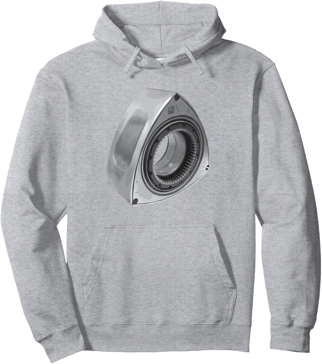 

Толстовка с изображением ротора роторного двигателя 13B, синяя Rotorholic Apparel