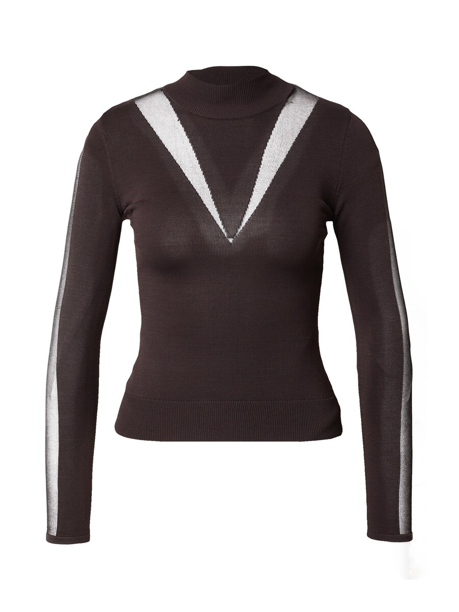 

Тонкий вязаный свитер River Island Sweater, коричневый