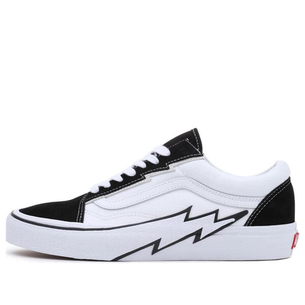 

Кроссовки old skool 2-tone bolt 'white black' Vans, белый