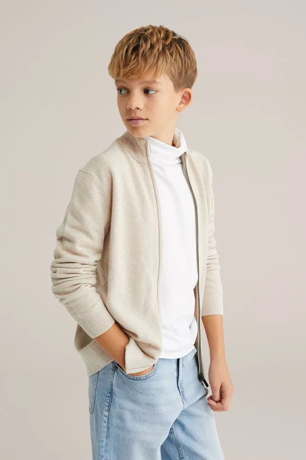 Кардиган «голубой хребет» We Fashion, Beige