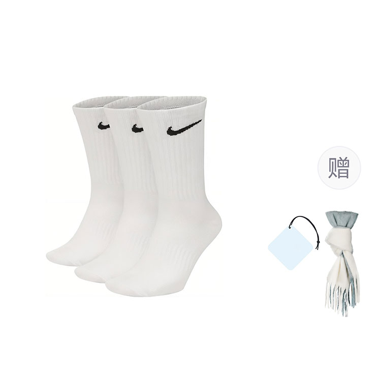 

Nike Носки унисекс, 3, 6, 9 пар, белые