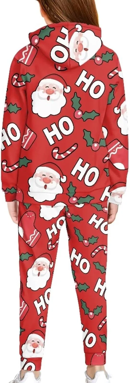 Костюм спортивный детский с капюшоном и брюками, Santa Claus, doginthehole — фото 3