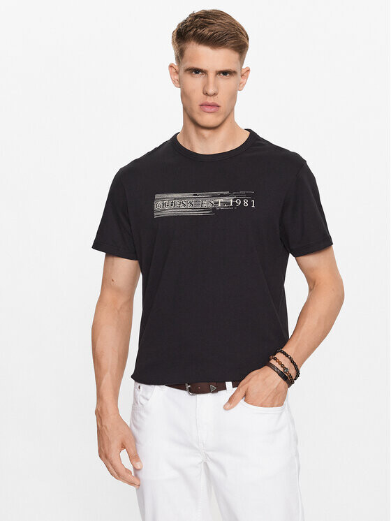

Футболка стандартного кроя Guess, черный