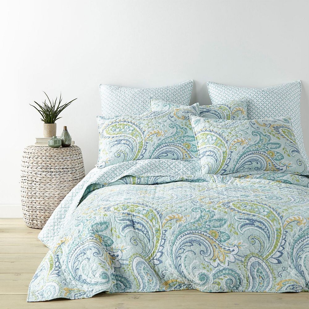 

Комплект одеял Levtex Cortona с узором пейсли Levtex Home, зеленый