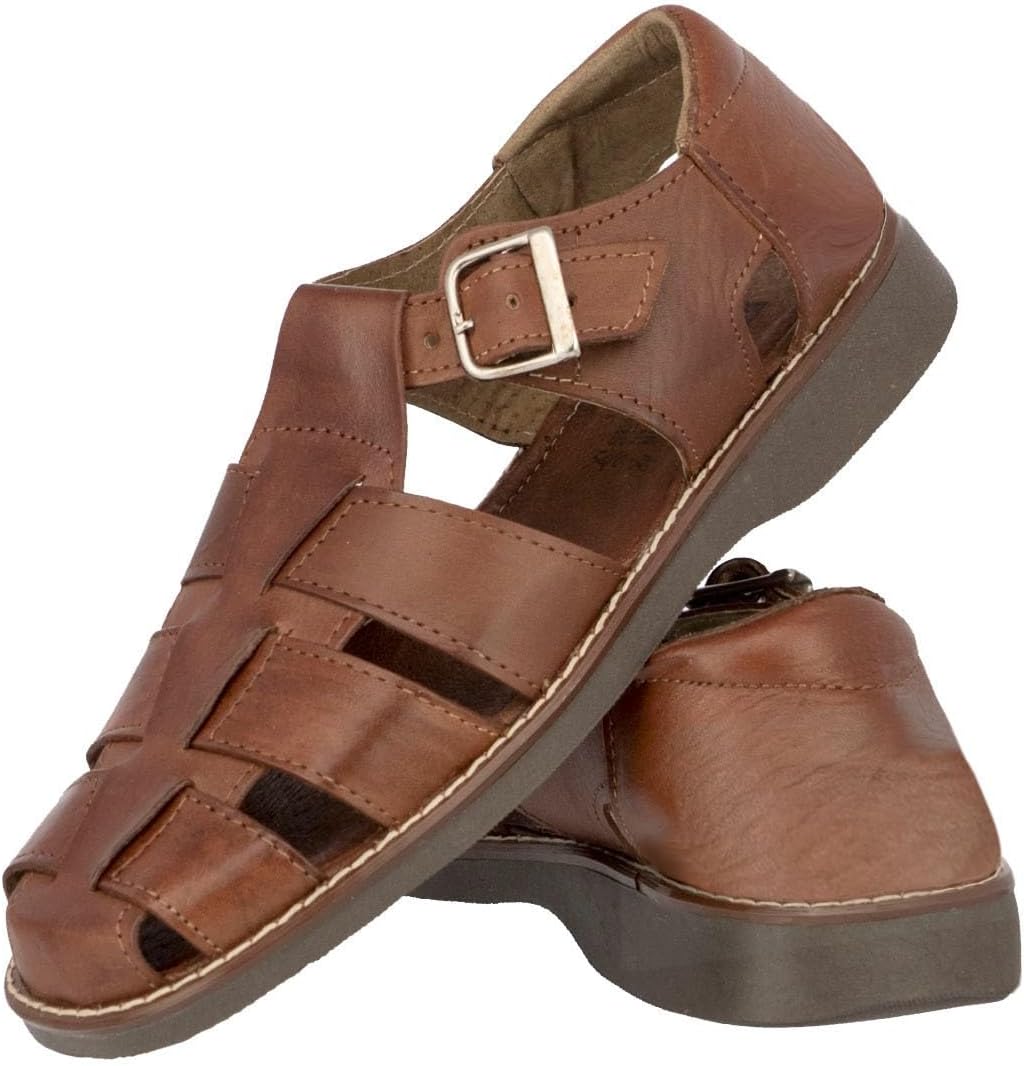 

Ковбойские профессиональные мужские сандалии 340 Chedron, аутентичные мексиканские хуарачи, из натуральной кожи, с закрытым носком Cowboy Professional