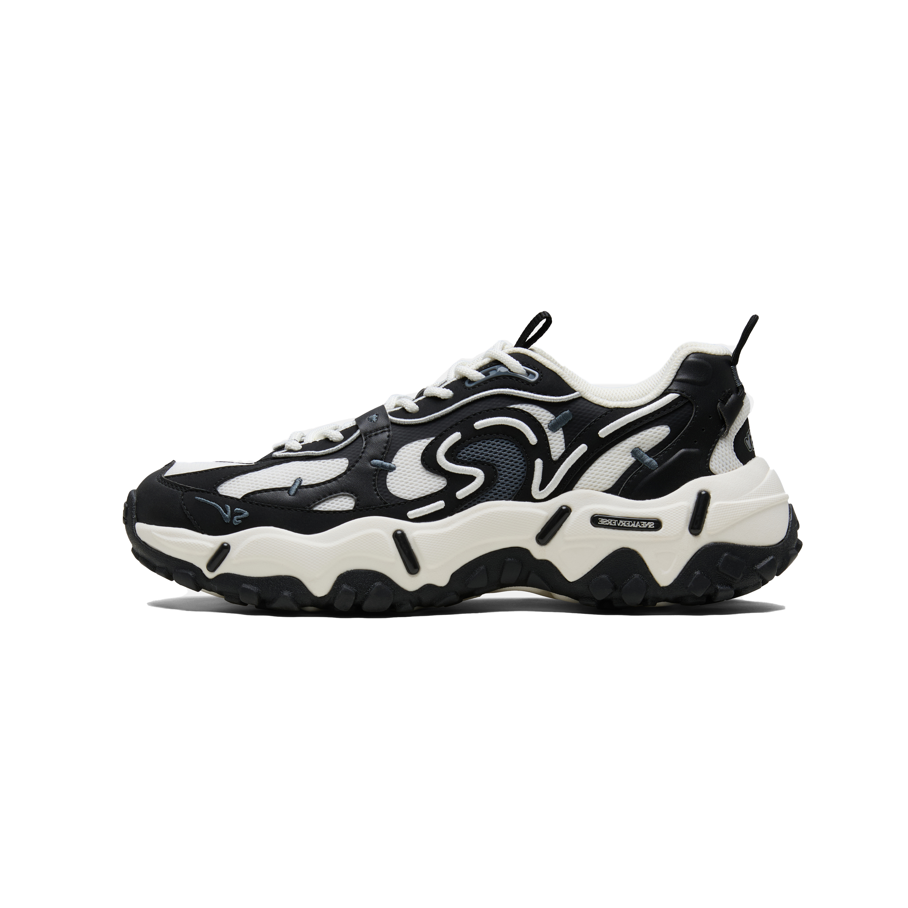 

ANTA SNEAKERVERSE Нескользящие износостойкие низкие повседневные туфли мужские белые черные