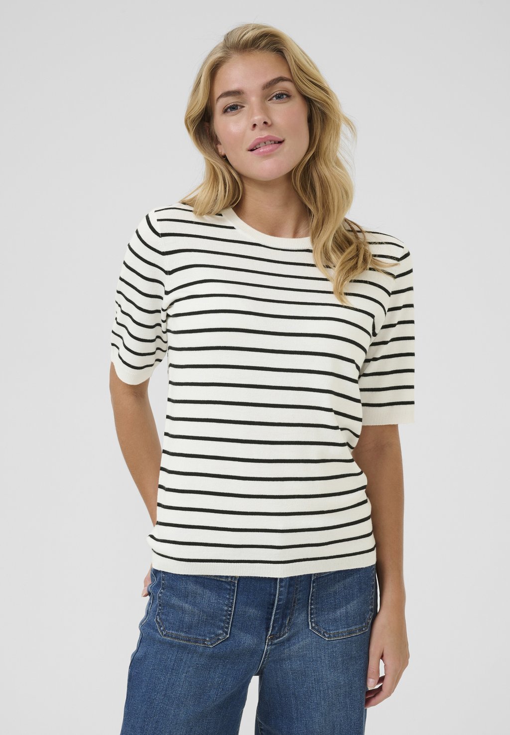

Рубашка с принтом KALIZZA STRIPED Kaffe, белый